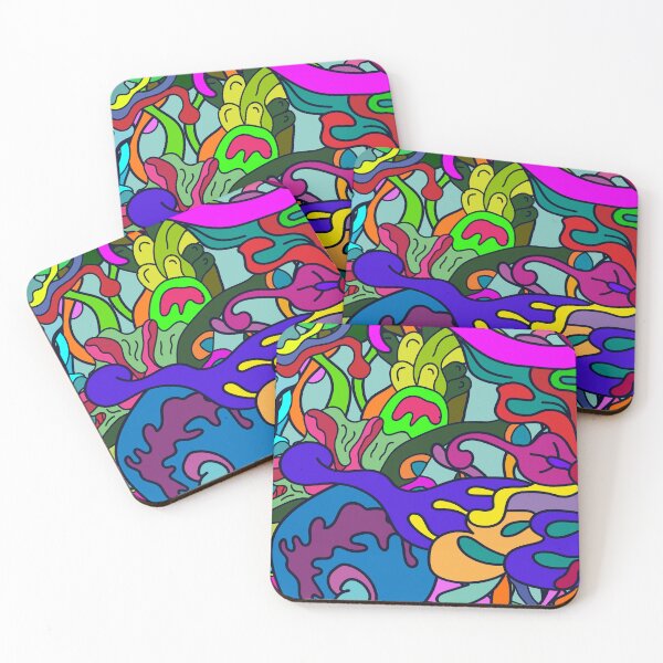 Item preview, Hide And Seek Doodle Pattern designed and sold by DJava-ArtO.