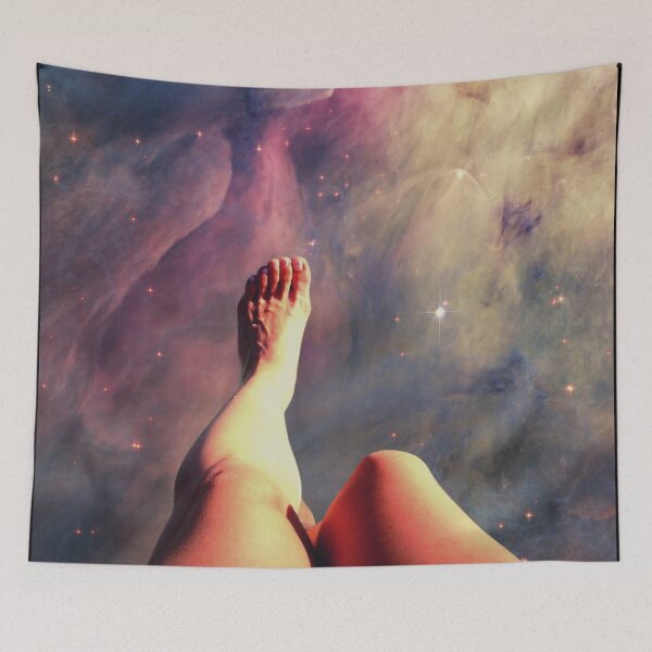 Item preview, Sunbathing in Space Colorful Nebula designed and sold by Caregiverology.
