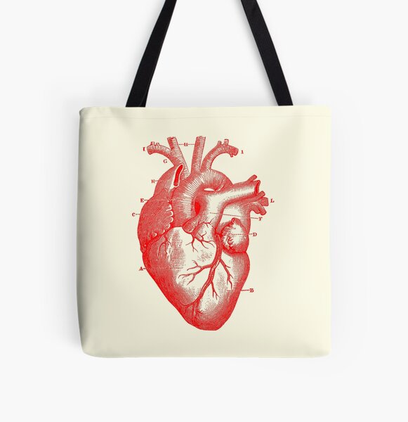 "Anatomical Heart Tote Bag " Tote Bag for Sale by mashedelephants