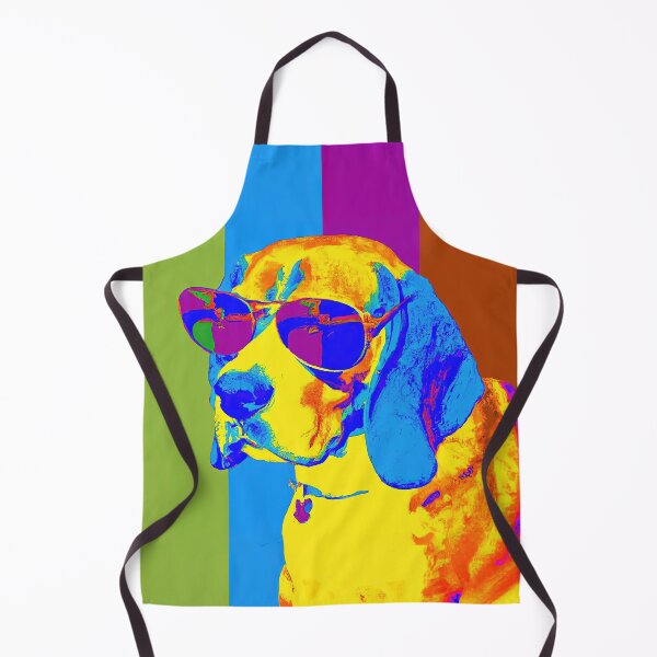 Item preview, Beagle wearing sunglasses in style of an Andy Warhol print designed and sold by AIK9Artwork.
