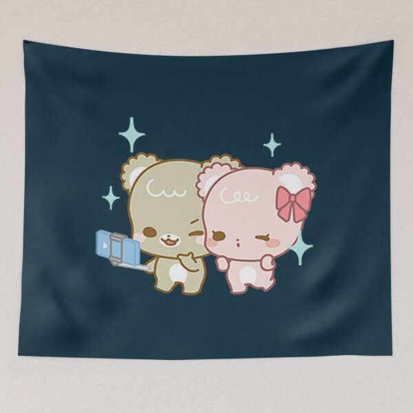 Item preview, Sugar Cubs Couple Bears Selfie designed and sold by fatherfarm.