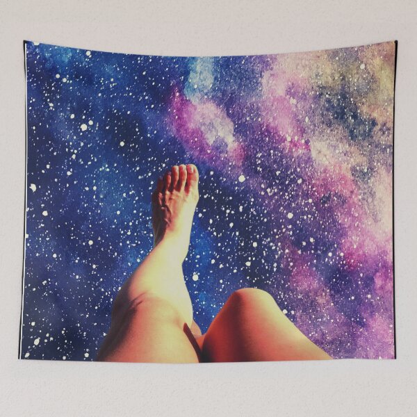 Item preview, Sunbathing in Space Colorful Stars designed and sold by Caregiverology.