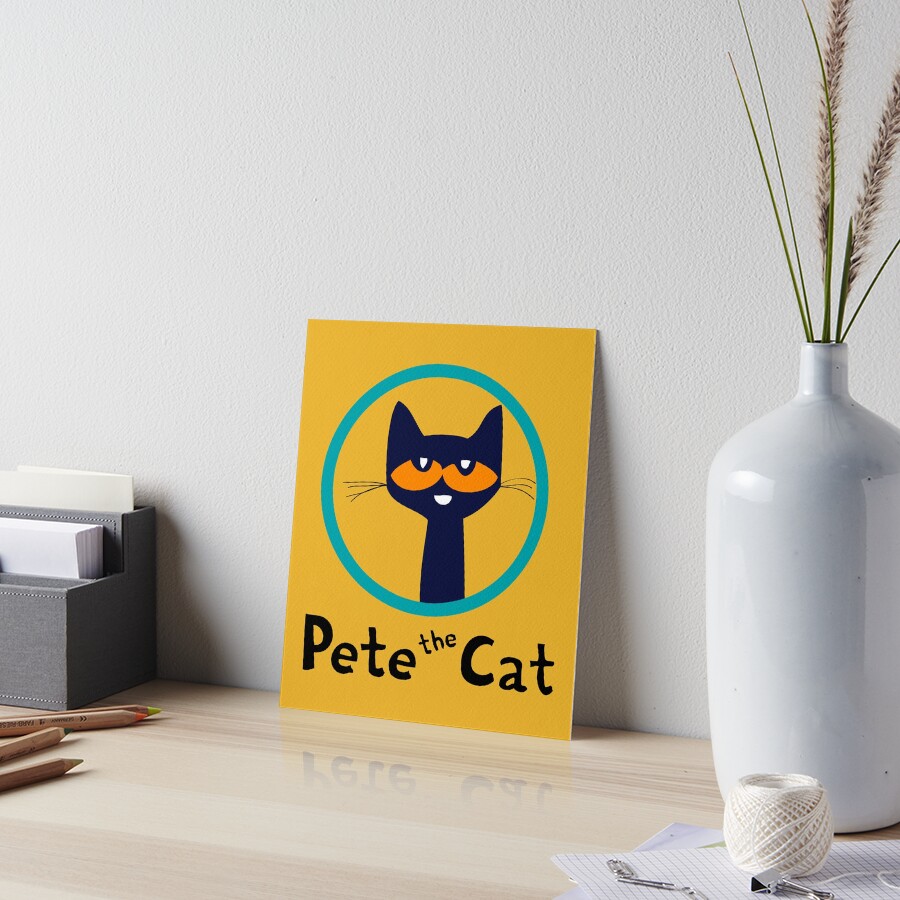 "Pete the cat" Art Board Print for Sale by Gvardiole Redbubble