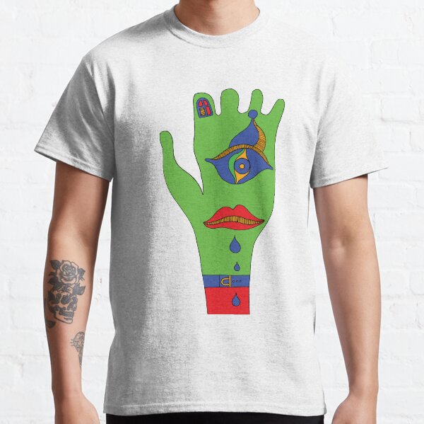 Funny hand waving to you Classic T-Shirt