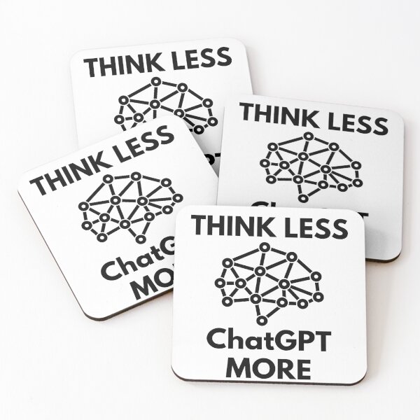 Item preview, Think Less ChatGPT More designed and sold by Nepaz-Designs.