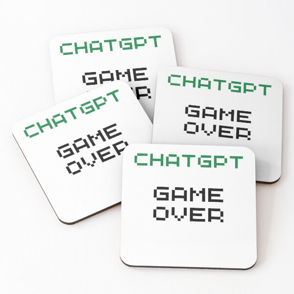 Item preview, ChatGPT Game Over designed and sold by Nepaz-Designs.