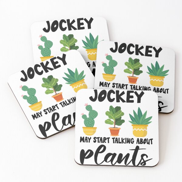 Item preview, jockey Plant Lovers, jockey Plant Lover Gift, jockey Gardener designed and sold by Dogs Geeky⭐⭐⭐⭐⭐.
