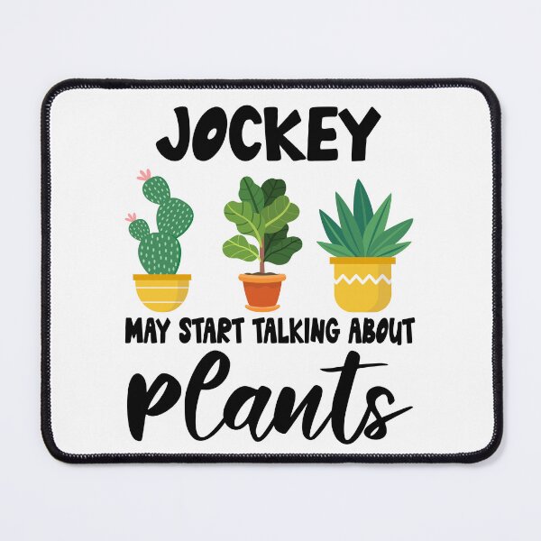 Item preview, jockey Plant Lovers, jockey Plant Lover Gift, jockey Gardener designed and sold by Dogs Geeky⭐⭐⭐⭐⭐.