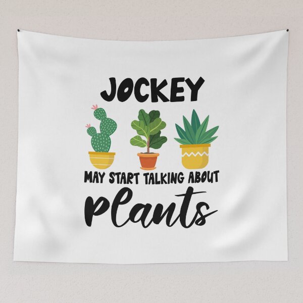 Item preview, jockey Plant Lovers, jockey Plant Lover Gift, jockey Gardener designed and sold by Dogs Geeky⭐⭐⭐⭐⭐.