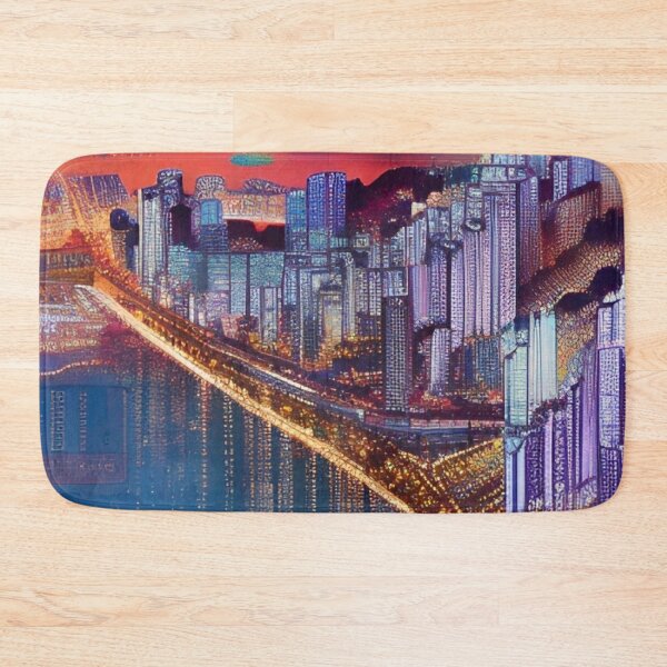 Item preview, Busan Skyline Art designed and sold by Places On Earth.