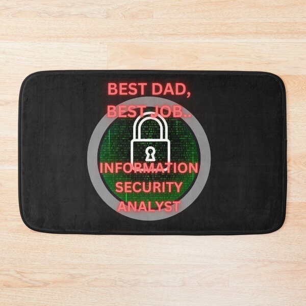 Item preview, BEST DAD, BEST JOB.-INFORMATION SECURITY ANALYST- MOST POPULAR JOBS designed and sold by IORODAN.