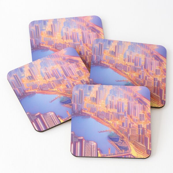 Item preview, Busan Skyline Art designed and sold by Places On Earth.