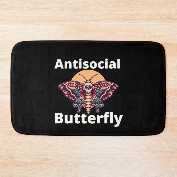 Item preview, Freakishly Antisocial Butterfly. | funny introvert quotes. | relatable introvert problems. designed and sold by Confusion-Human.