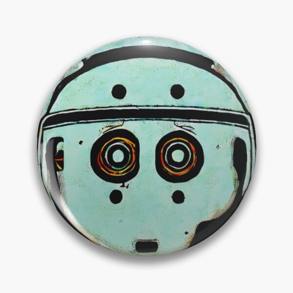 Item preview, A little robot staring at you | comics aesthetics designed and sold by spinolator.