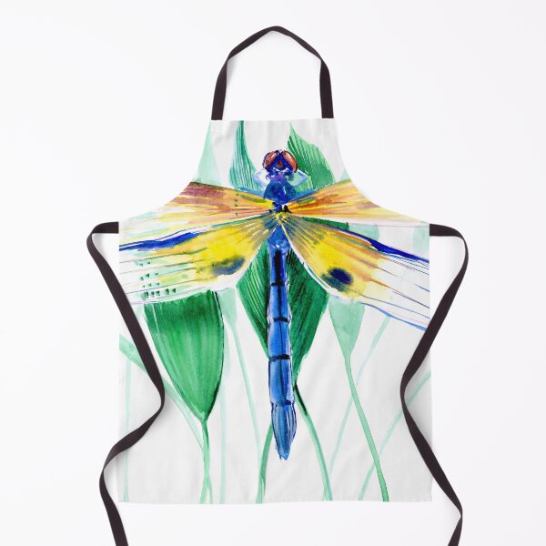Item preview, Dargonly, Blue, Turquoise, Yellow bright colored dragonfly home decor designed and sold by surenart.