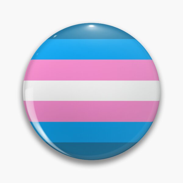 He/they with trans flag Pin for Sale by RandomlyRainbow