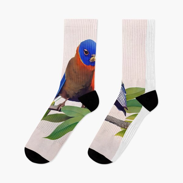 Item preview, Colorful Birds In Love Couple, Birds Kissing, Valentines Day Gift designed and sold by TMelonShop.
