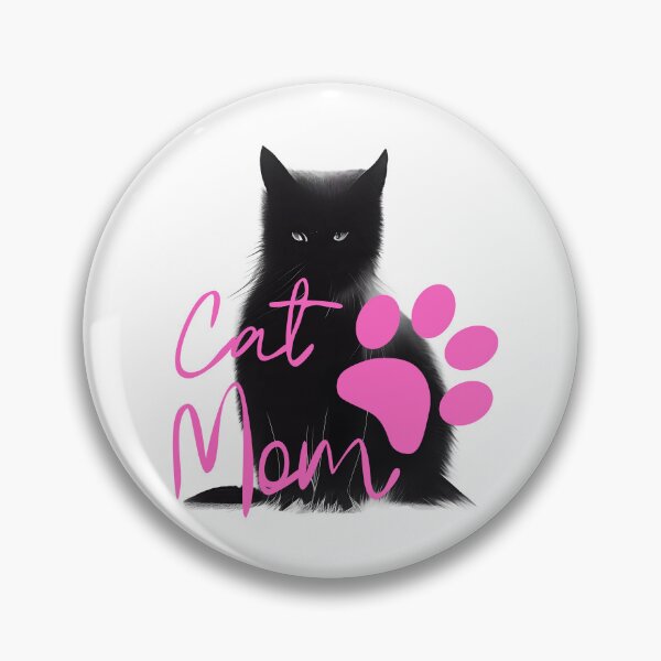 Item preview, Black Cat With Cat Mom, Devils Eye Kitten designed and sold by adembulut.
