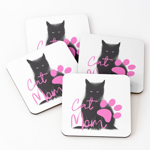 Item preview, Black Cat With Cat Mom, Devils Eye Kitten designed and sold by adembulut.