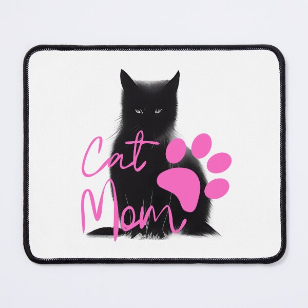 Item preview, Black Cat With Cat Mom, Devils Eye Kitten designed and sold by adembulut.
