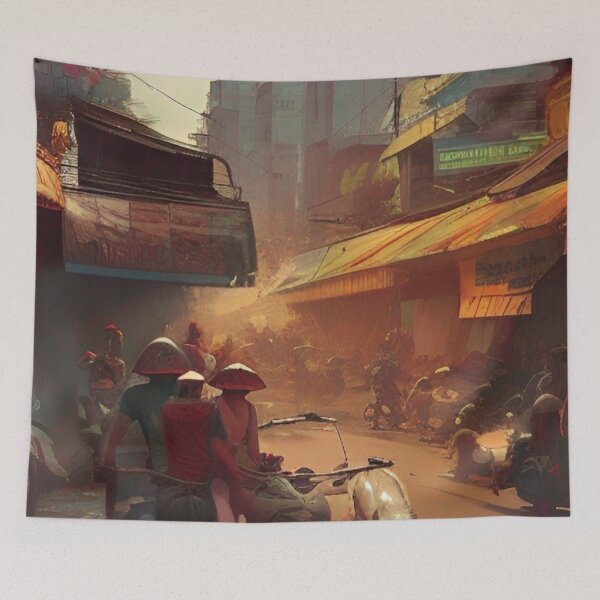 Item preview, Saigon Street Art designed and sold by Places On Earth.