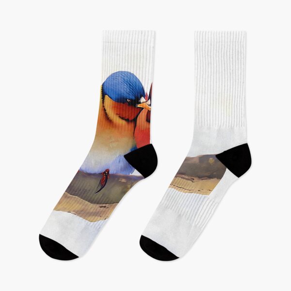 Item preview, Colorful Birds In Love, Cute Birds Kiss, Valentines Day Gift designed and sold by TMelonShop.