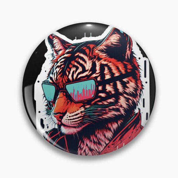 Artikelvorschau, Cyberpunk-Neon-Tiger #6 entworfen und verkauft von PhiloSophyEye.