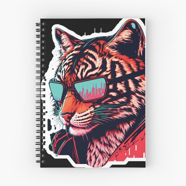 Artikelvorschau, Cyberpunk-Neon-Tiger #6 entworfen und verkauft von PhiloSophyEye.