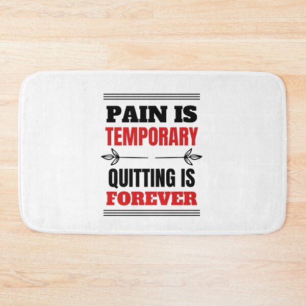 Item preview, Pain Is Temporary Quitting Lasts Forever designed and sold by art-and-sticker.