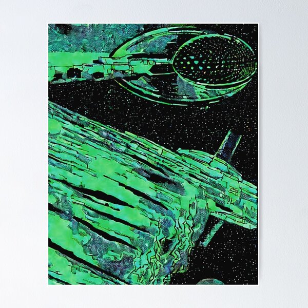 Item preview, Spaceship from another world | comics aesthetics designed and sold by spinolator.