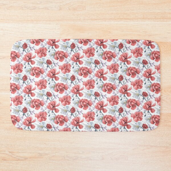 Item preview, Pink rose floral print seamless pattern design flower Nature theme illustration elegant design designed and sold by ZenDesigner.