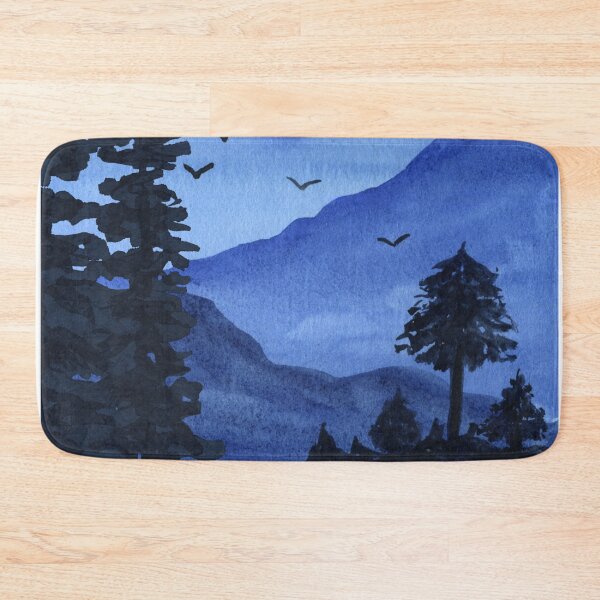 Item preview, Snow Mountain Waterpaint Digital Painting designed and sold by colorsofpixel.