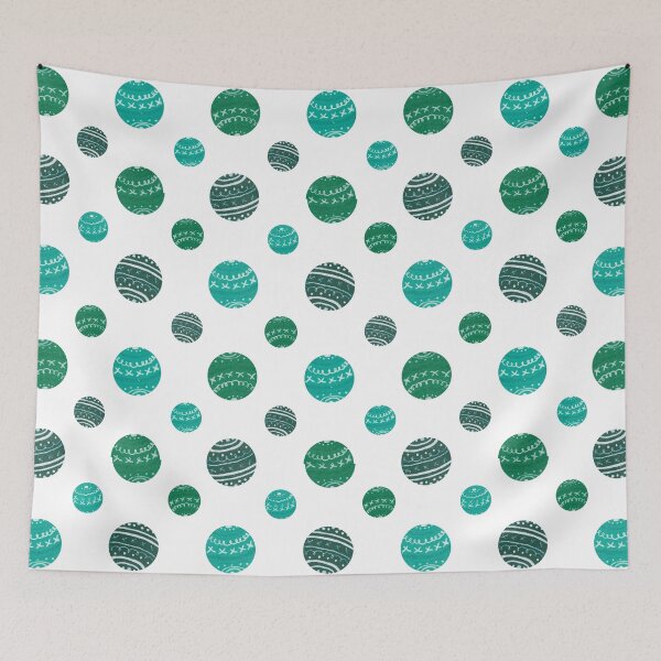 Item preview, Greenish  Festive Decoration Pattern  designed and sold by Latoblooms.