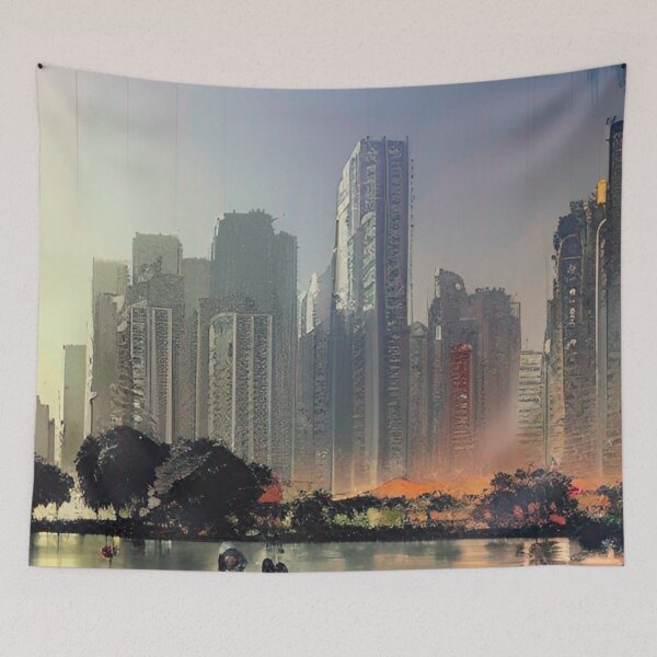 Item preview, Hanoi Skyline designed and sold by Places On Earth.