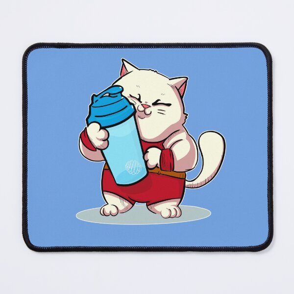 Item preview, Gym Cat with Purrrrtein Gimme my puuurtein designed and sold by SusanaDesigns.