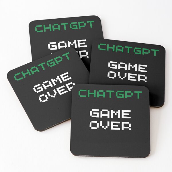 Item preview, ChatGPT Game Over designed and sold by Nepaz-Designs.