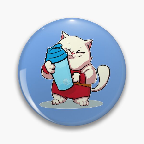 Item preview, Gym Cat with Purrrrtein Gimme my puuurtein designed and sold by SusanaDesigns.