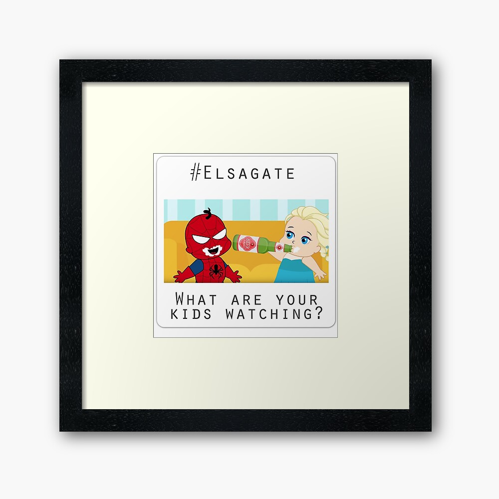 Postal for Sale con la obra «Elsagate: ¿Qué están viendo tus hijos?» de  StinkyDubeau | Redbubble