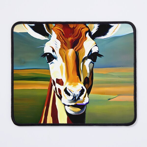 Item preview, Cute Giraffe Portrait Digital Art Safari Jungle Animals Gift Gift designed and sold by TMelonShop.