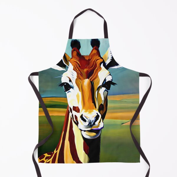 Item preview, Cute Giraffe Portrait Digital Art Safari Jungle Animals Gift Gift designed and sold by TMelonShop.