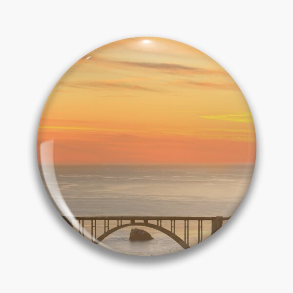 Item preview, Bixby Creek Bridge with Canyon and Vibrant Sunset designed and sold by yhelfman.