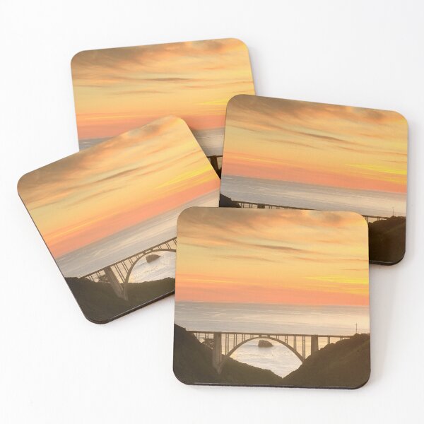Item preview, Bixby Creek Bridge with Canyon and Vibrant Sunset designed and sold by yhelfman.