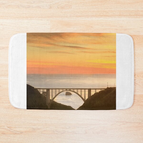 Item preview, Bixby Creek Bridge with Canyon and Vibrant Sunset designed and sold by yhelfman.