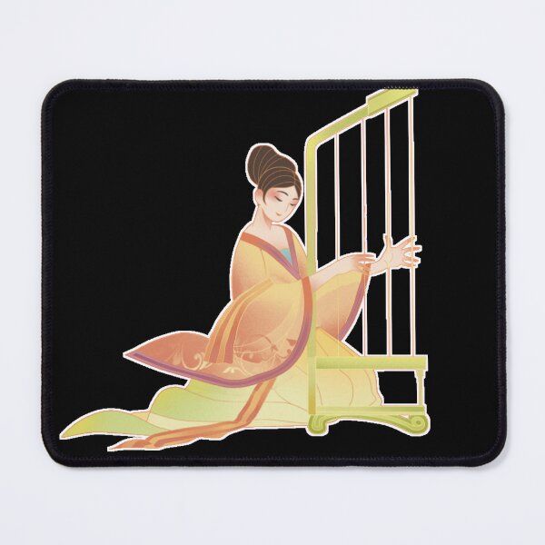 Item preview, Angel with harp - cute designed and sold by abudesigner.