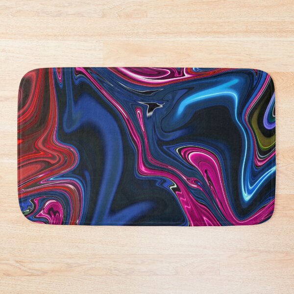 Item preview, Abstract Liquid psychedelic Metallic Marble Art Paint- Elegant neon psychedelic Marble art designed and sold by MAEffects.