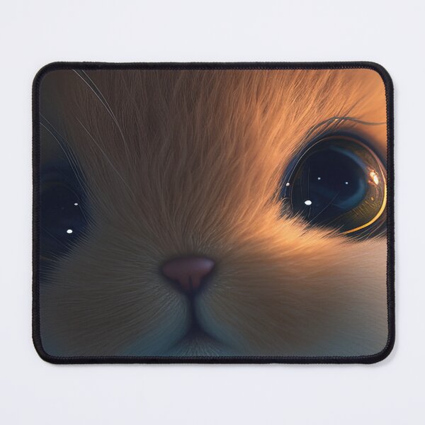 Item preview, Uber fluffy and cute cartoon rabbit closeup designed and sold by RK - Shop.