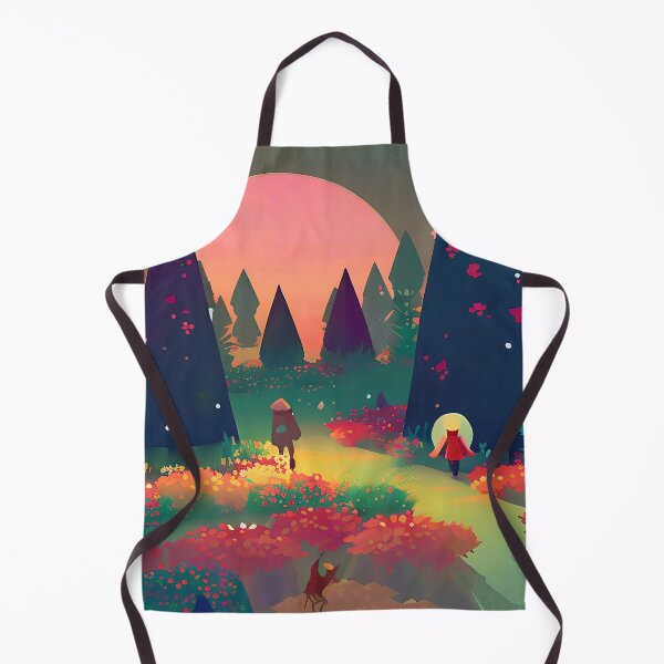 Item preview, Walking In Forest At Night During Spring Season, Kawaii Art Gift designed and sold by TMelonShop.