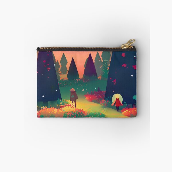 Item preview, Walking In Forest At Night During Spring Season, Kawaii Art Gift designed and sold by TMelonShop.