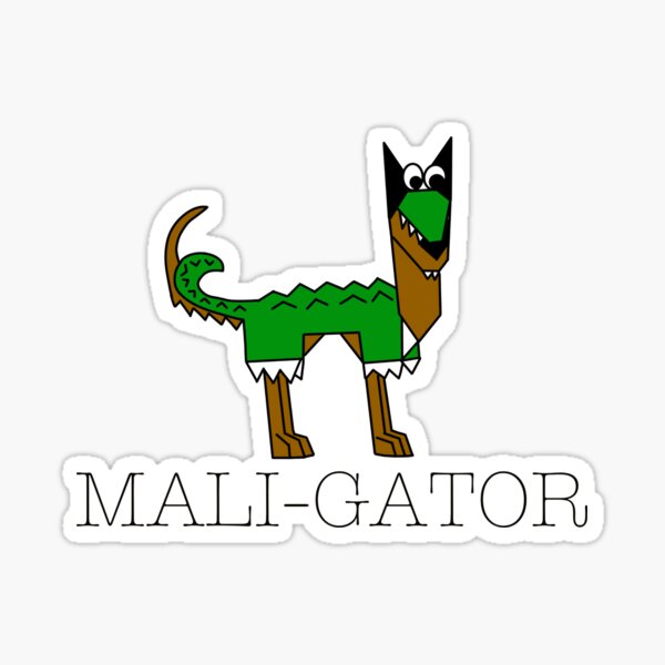 Maligator! Sticker
