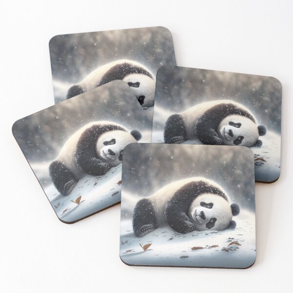 Item preview, Cute panda on the snow designed and sold by MaryAnn84.